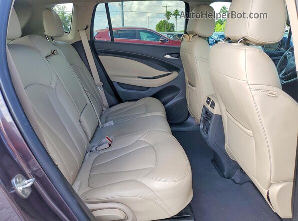 LRBFXESXXGD172986 2016 BUICK ENVISION Purple Widok wnętrza z tyłu
