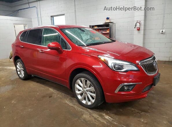 LRBFXESXXGD198231 2016 BUICK ENVISION Red Front right