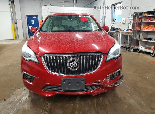 LRBFXESXXGD198231 2016 BUICK ENVISION Red Front view