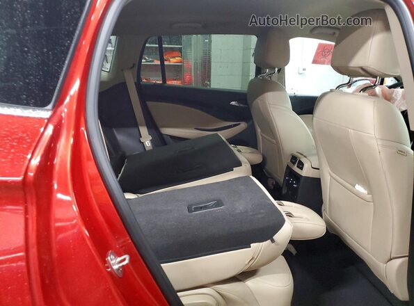 LRBFXESXXGD198231 2016 BUICK ENVISION Red Rear interior view
