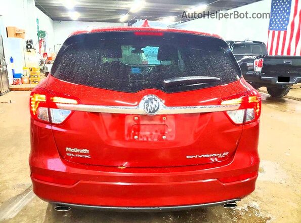 LRBFXESXXGD198231 2016 BUICK ENVISION Red Rear view