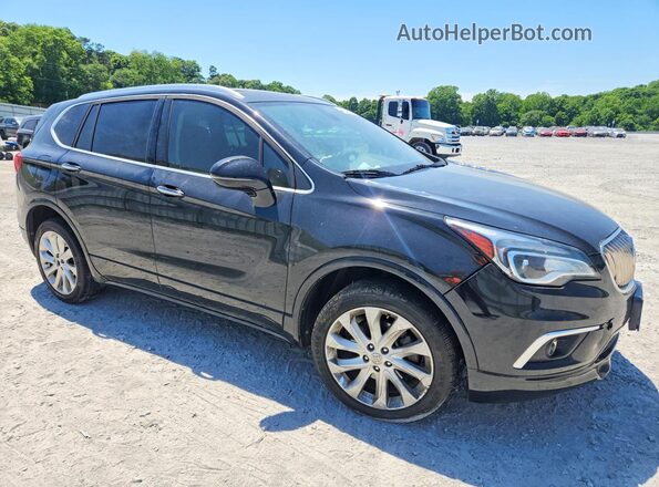 LRBFXESXXHD037671 2017 BUICK ENVISION Black Przód prawy