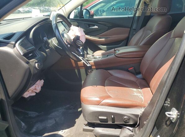 LRBFXESXXHD037671 2017 BUICK ENVISION Black Widok wnętrza z przodu