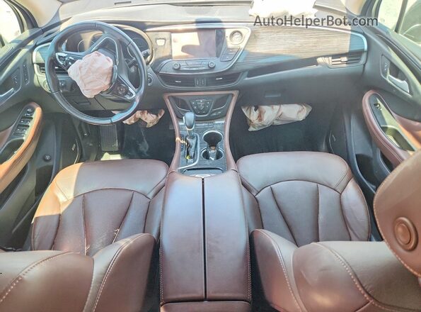 LRBFXESXXHD037671 2017 BUICK ENVISION Black Widok deski rozdzielczej