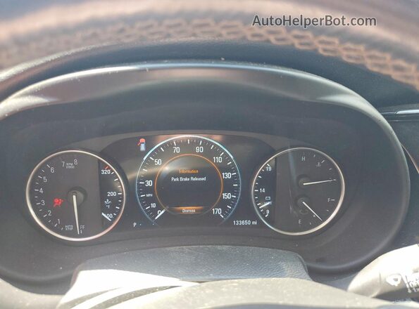 LRBFXESXXHD037671 2017 BUICK ENVISION Black Widok zestawu wskaźników