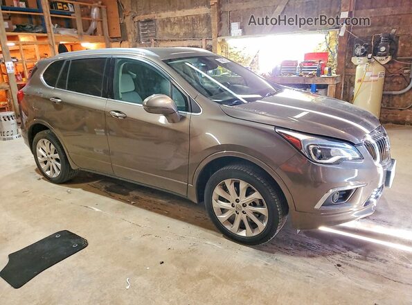 LRBFXESXXHD103653 2017 BUICK ENVISION Gray Przód prawy