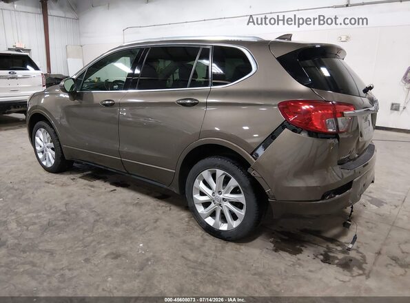 LRBFXFSX0HD054596 2017 BUICK ENVISION Brown Trasero izquierdo