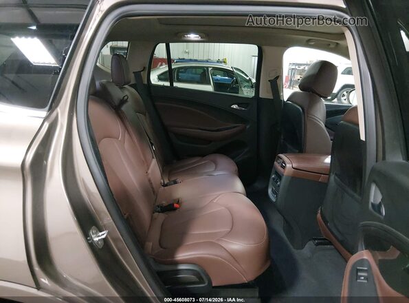 LRBFXFSX0HD054596 2017 BUICK ENVISION Brown Vista de la etiqueta del VIN