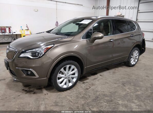 LRBFXFSX0HD054596 2017 BUICK ENVISION Brown Vista tres cuartos delantera izquierda