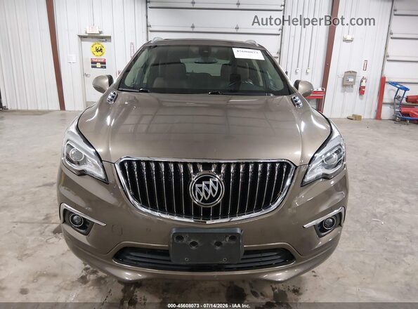 LRBFXFSX0HD054596 2017 BUICK ENVISION Brown Vista del cuadro de instrumentos