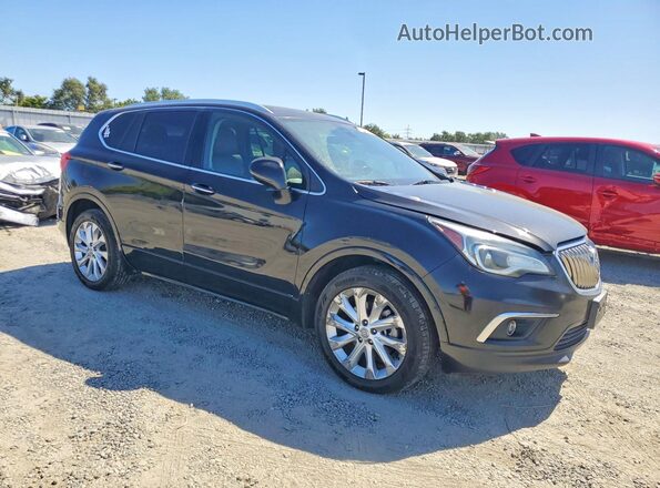 LRBFXFSX2HD025424 2017 BUICK ENVISION Black Przód prawy