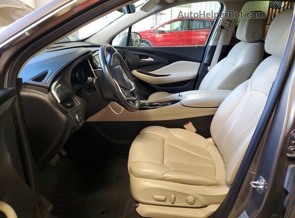 LRBFXFSX9HD240587 2017 BUICK ENVISION Коричневый Вид салона спереди