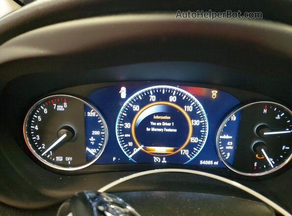 LRBFXFSX9HD240587 2017 BUICK ENVISION Коричневый Вид щитка приборов