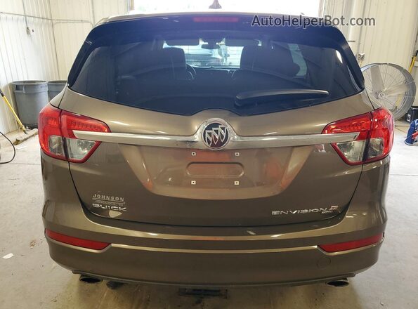 LRBFXFSX9HD240587 2017 BUICK ENVISION Коричневый Вид сзади