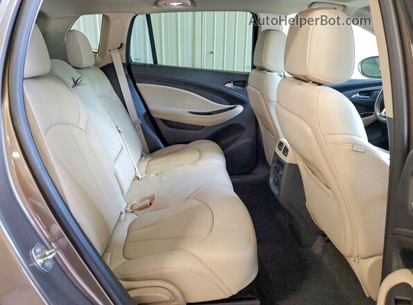 LRBFXFSX9HD240587 2017 BUICK ENVISION Коричневый Вид задней части салона