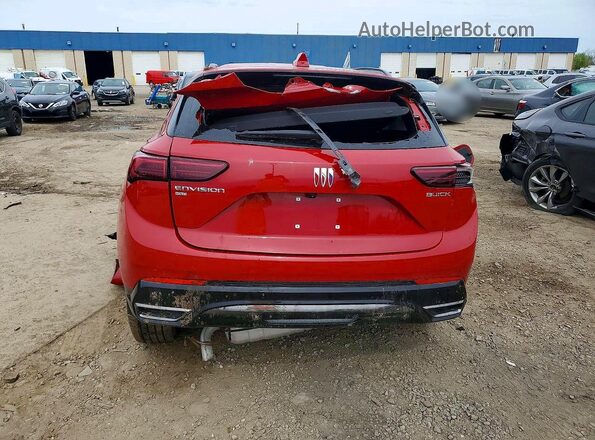LRBFZLE40SD028405 2025 BUICK ENVISION Red უკანა ხედი