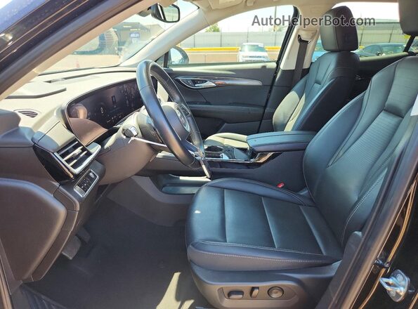 LRBFZME43RD073032 2024 BUICK ENVISION Black Widok wnętrza z przodu