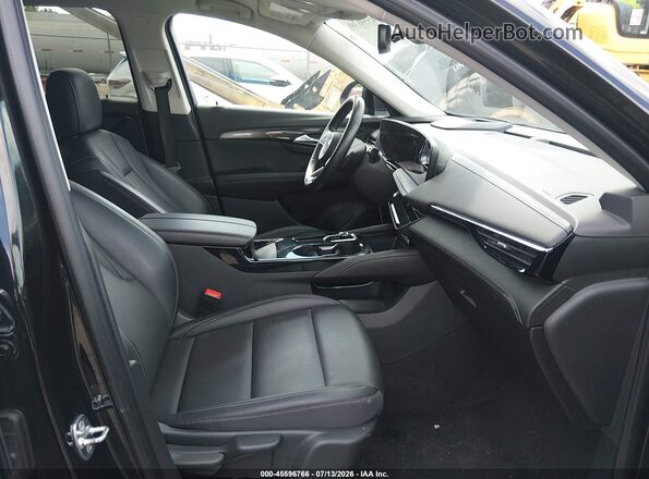 LRBFZME44RD064971 2024 BUICK ENVISION Black Widok wnętrza z przodu