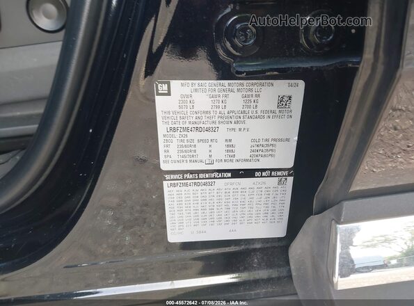 LRBFZME47RD048327 2024 BUICK ENVISION Black Շարժիչի բաժամունքի տեսք