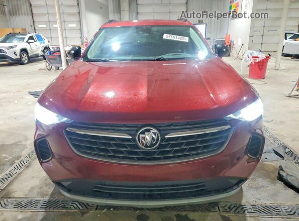 LRBFZMR43MD070585 2021 BUICK ENVISION Maroon Vista frontal