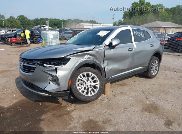 LRBFZMR45PD216814 2023 BUICK ENVISION Gray Przód lewy