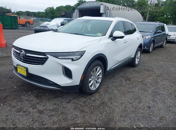 LRBFZMR47MD088541 2021 BUICK ENVISION White Передня ліва чверть