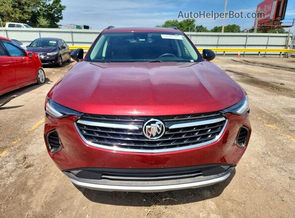LRBFZMR47PD213848 2023 BUICK ENVISION Burgundy Front view