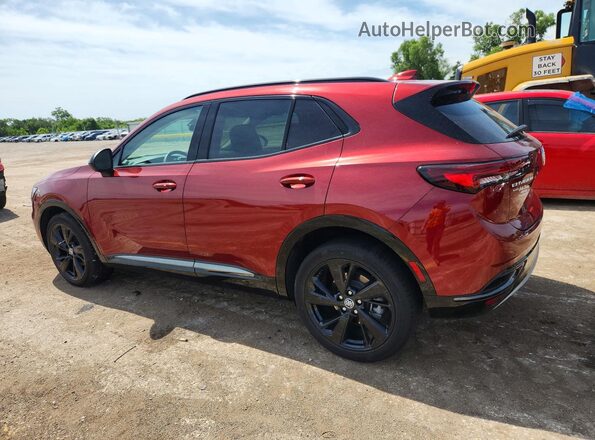 LRBFZMR47PD213848 2023 BUICK ENVISION Burgundy Rear left