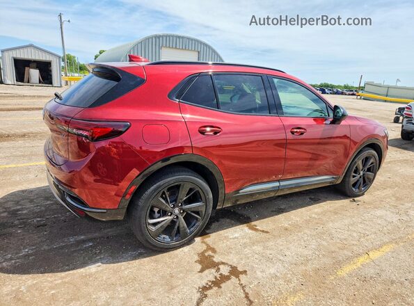 LRBFZMR47PD213848 2023 BUICK ENVISION Burgundy Rear right