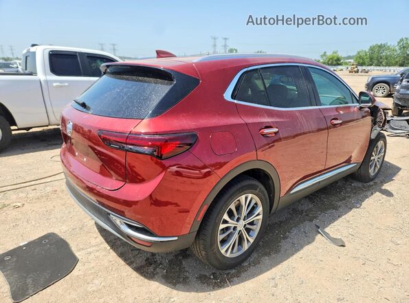 LRBFZMR48PD167625 2023 BUICK ENVISION Бордовый Задняя правая четверть