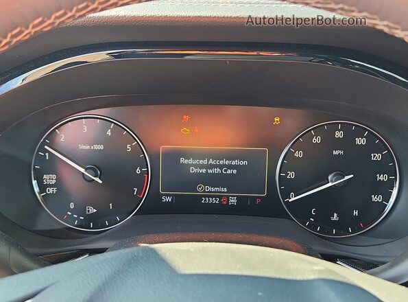 LRBFZMR48PD174347 2023 BUICK ENVISION Red Vista del cuadro de instrumentos
