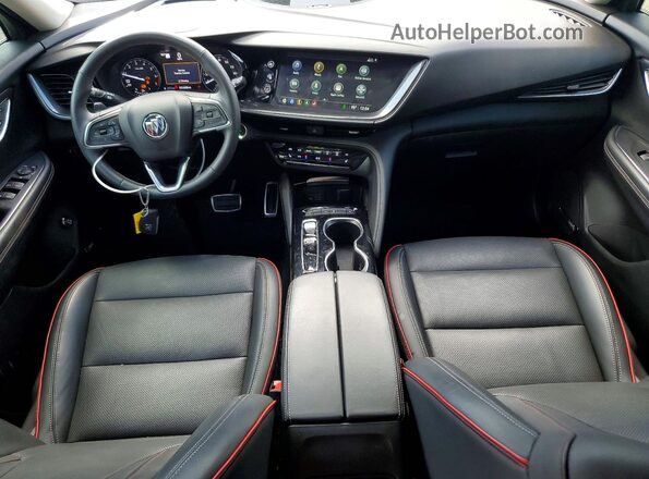 LRBFZNR40ND057350 2022 BUICK ENVISION Black წინა პანელის ხედი