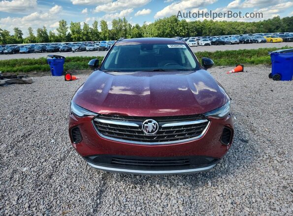 LRBFZNR41MD084233 2021 BUICK ENVISION Burgundy Вид спереду