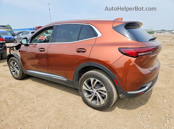 LRBFZNR41ND113067 2022 BUICK ENVISION Orange Tył lewy