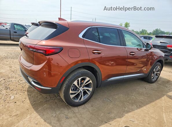LRBFZNR41ND113067 2022 BUICK ENVISION Orange Tył prawy