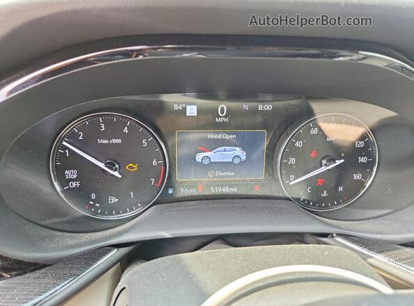 LRBFZNR41ND113067 2022 BUICK ENVISION Orange Widok zestawu wskaźników