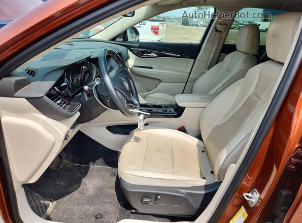 LRBFZNR41ND113067 2022 BUICK ENVISION Orange Widok wnętrza z przodu