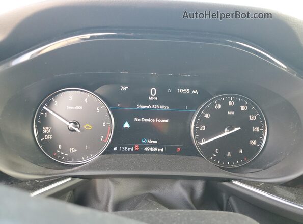 LRBFZNR41PD077982 2023 BUICK ENVISION Black Widok zestawu wskaźników