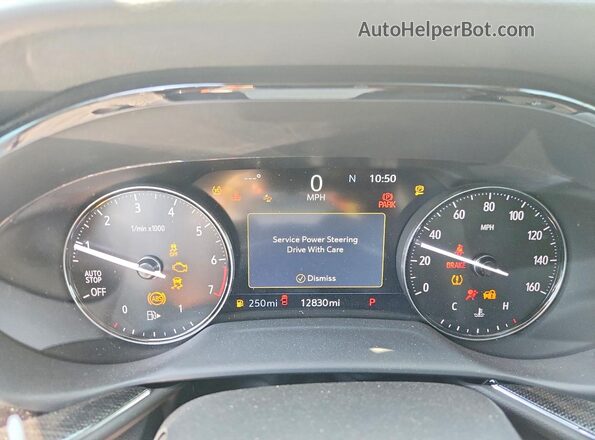 LRBFZNR43PD076011 2023 BUICK ENVISION White Instrument cluster view