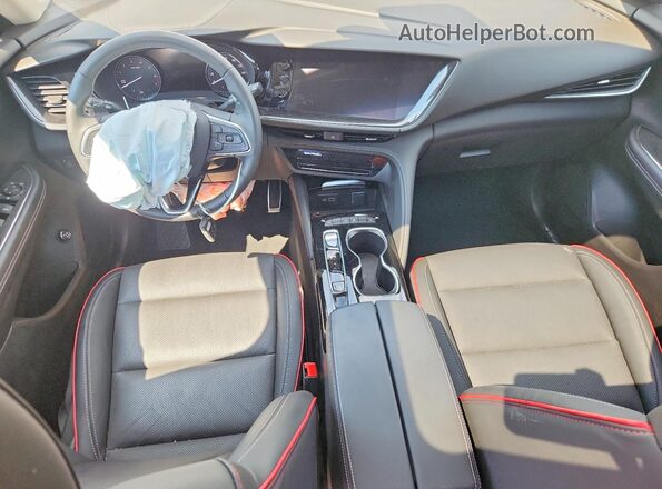LRBFZNR43PD076011 2023 BUICK ENVISION White Dashboard view