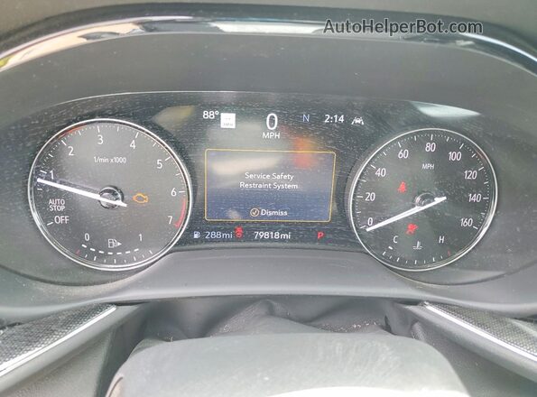 LRBFZNR44MD167588 2021 BUICK ENVISION White Widok zestawu wskaźników