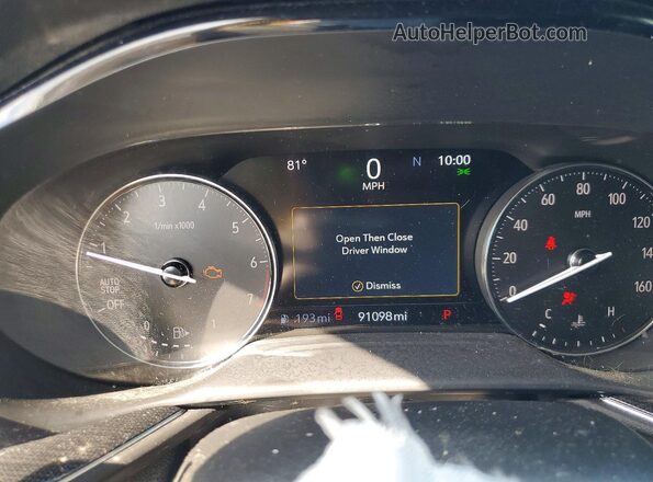 LRBFZNR46MD083305 2021 BUICK ENVISION Silver Vista del cuadro de instrumentos