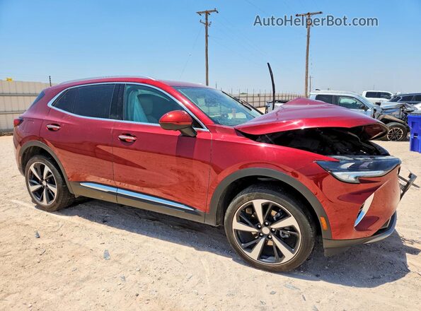 LRBFZNR47MD142393 2021 BUICK ENVISION Maroon წინა მარჯვენა