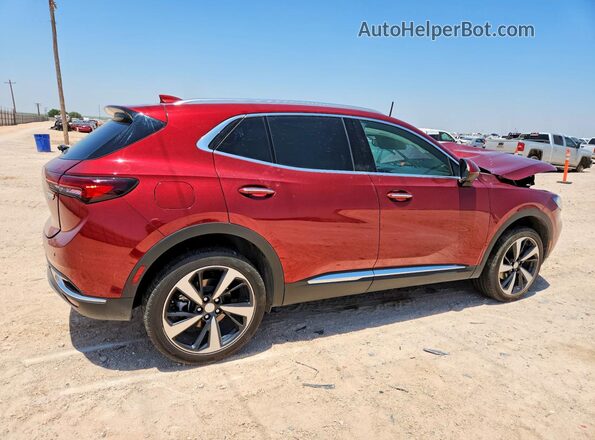 LRBFZNR47MD142393 2021 BUICK ENVISION Maroon უკანა მარჯვენა