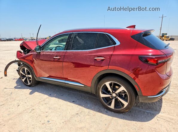 LRBFZNR47MD142393 2021 BUICK ENVISION Maroon უკანა მარცხენა