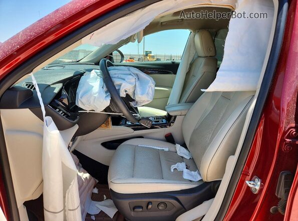 LRBFZNR47MD142393 2021 BUICK ENVISION Maroon წინა სალონის ხედი
