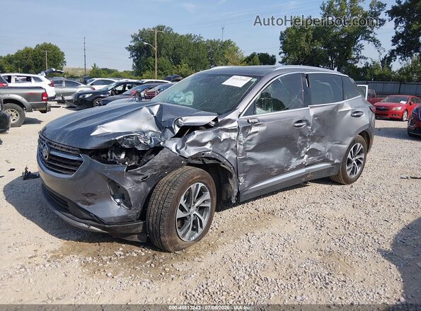 LRBFZNR47ND114014 2022 BUICK ENVISION Gray Front view