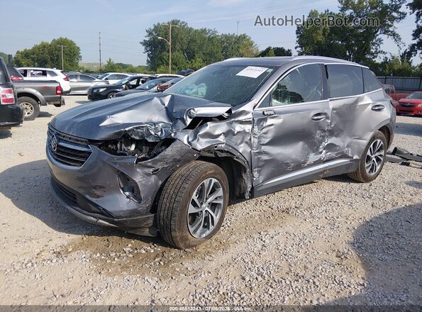 LRBFZNR47ND114014 2022 BUICK ENVISION Gray Front left