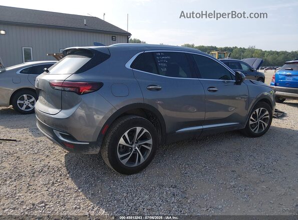 LRBFZNR47ND114014 2022 BUICK ENVISION Gray Rear right