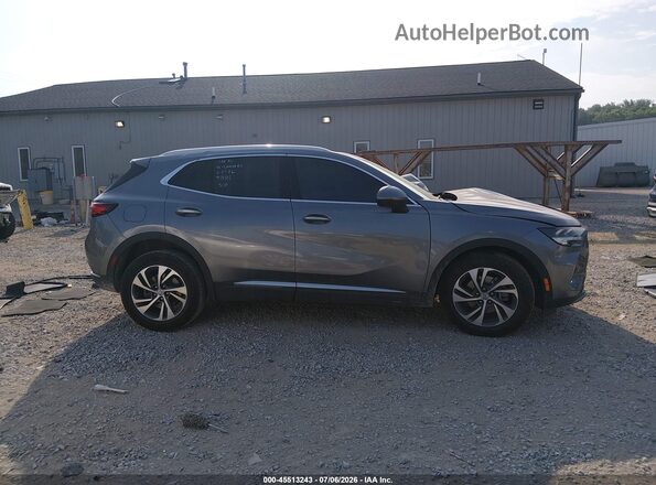 LRBFZNR47ND114014 2022 BUICK ENVISION Gray Rear interior view